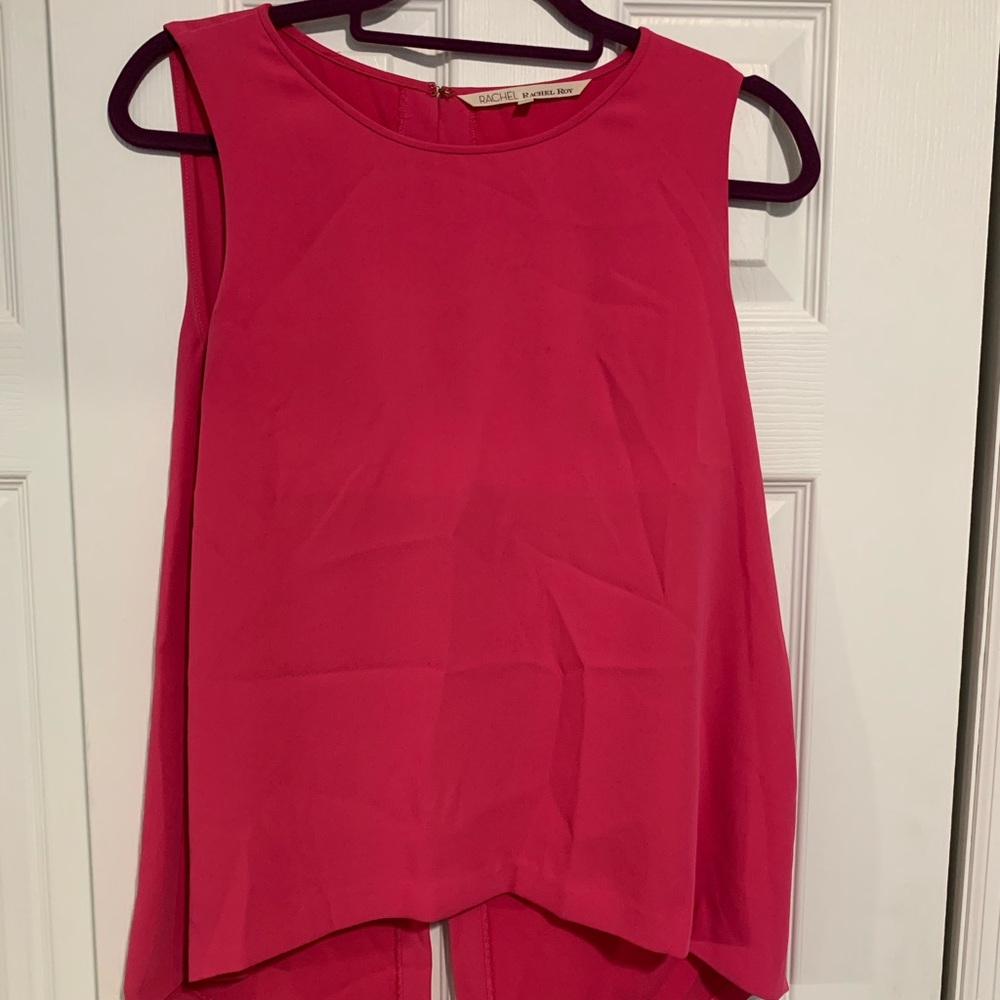 Rachel Roy Open Back Tank Top Blouse